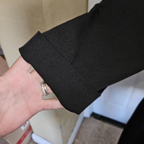 Tuckernuck Crepe Royal Shirt Dress in Black - Picture 4 of 5